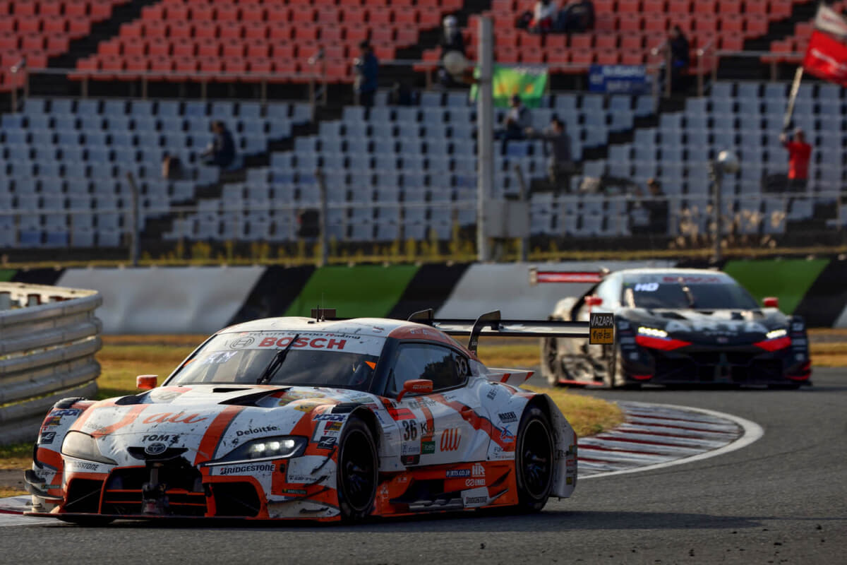 予選12位から優勝したのは36号車「au TOM'S GR Supra」でした