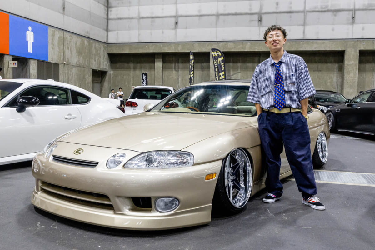 トヨタZ30系「ソアラ」を乗り継ぎ足まわりを移植…シャンパンゴールドの