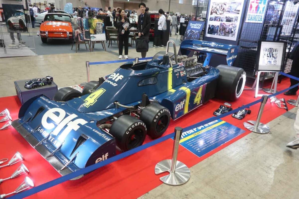 6輪のF1マシン「タイレル・P34 フォード」は1976年に富士を走った個体