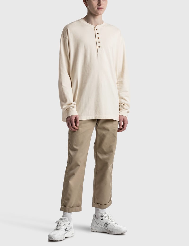 ヒューマンメイド - ヘンリーネック 長袖 Tシャツ | HBX