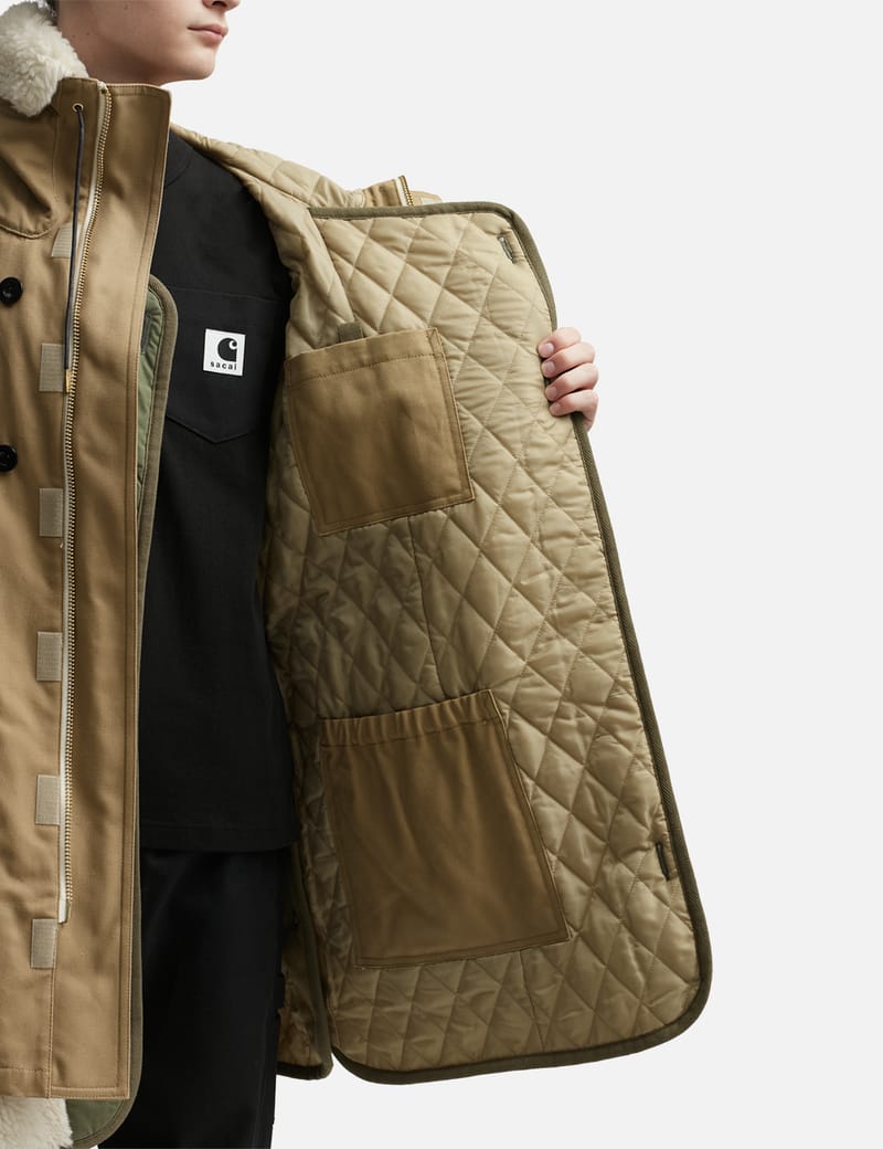Sacai - Sacai X Carhartt WIP Men's Canvas Parka Siberian | HBX