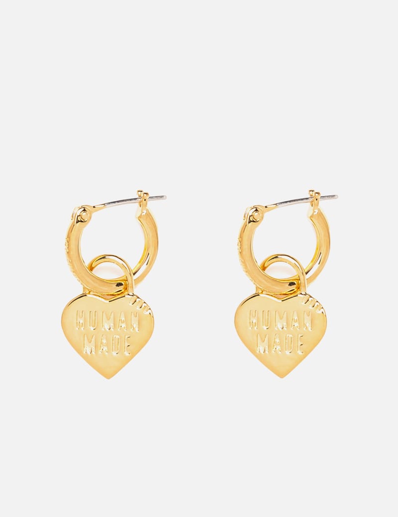 Human Made Heart Silver Earrings - 925スターリングシルバーのハート