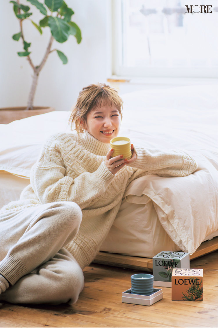 本田翼が選んだ1万円以下のギフトは『ロエベ』のキャンドル！ | MORE