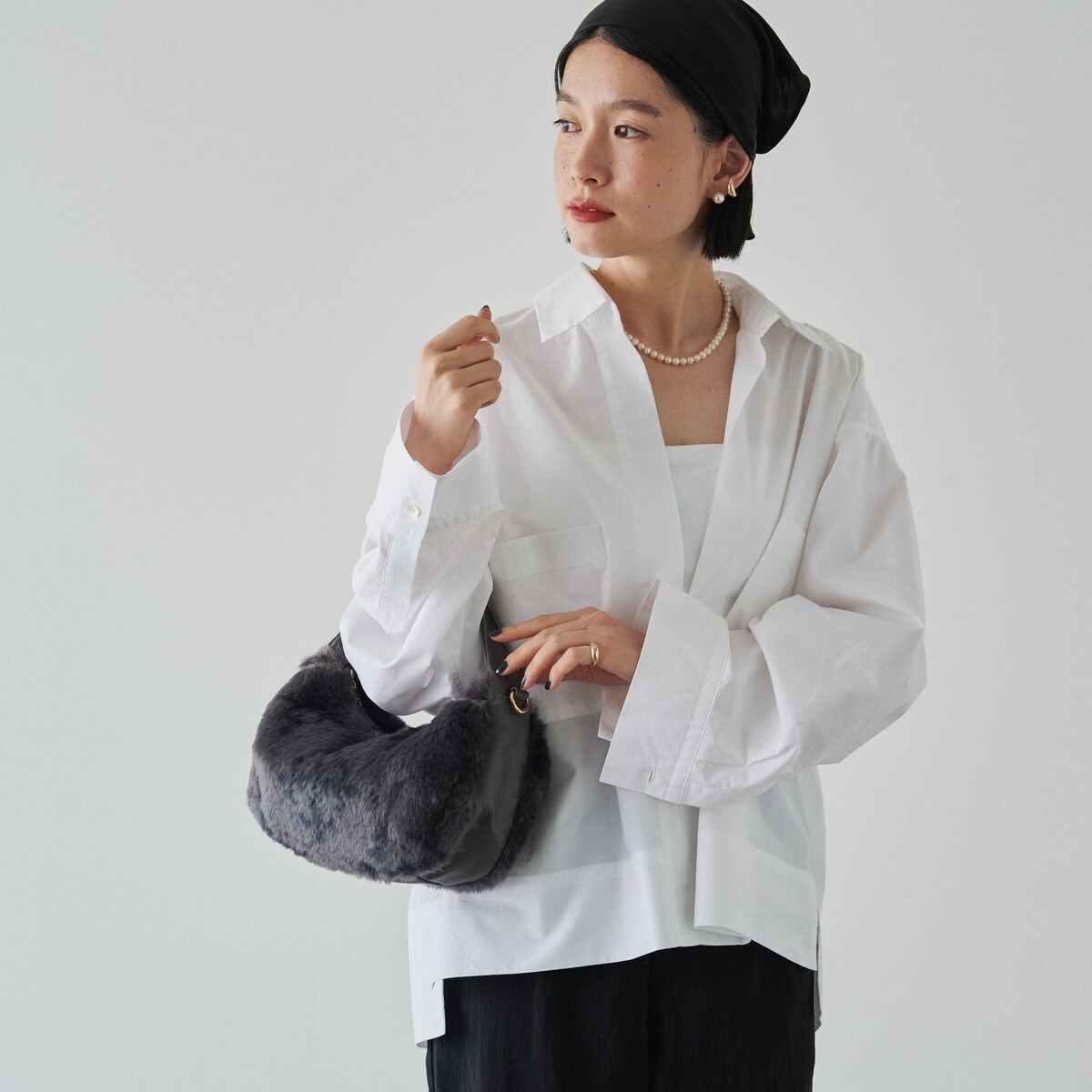 2024AW新作】モノグラムファー2WAYミニショルダーバッグ (CE-1389