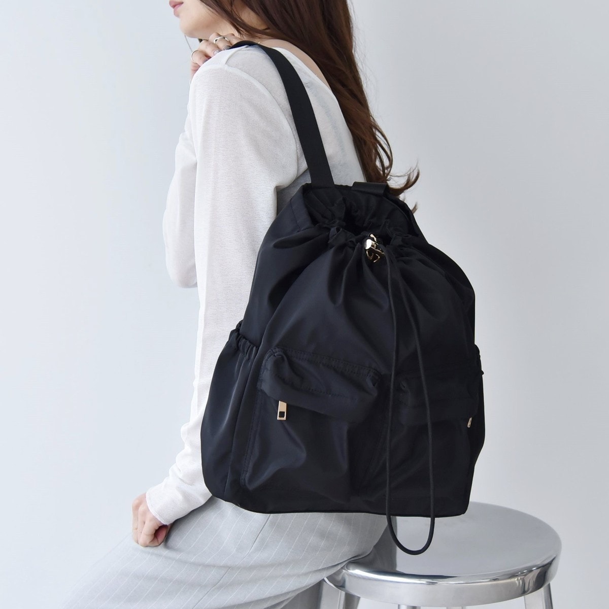 quaranciel: 2way リュックサック トート バッグ（A4対応