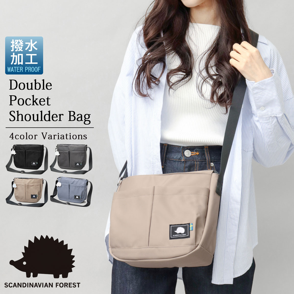 ショルダーバッグ ミニバッグ バッグ レディース 撥水加工 ナイロン