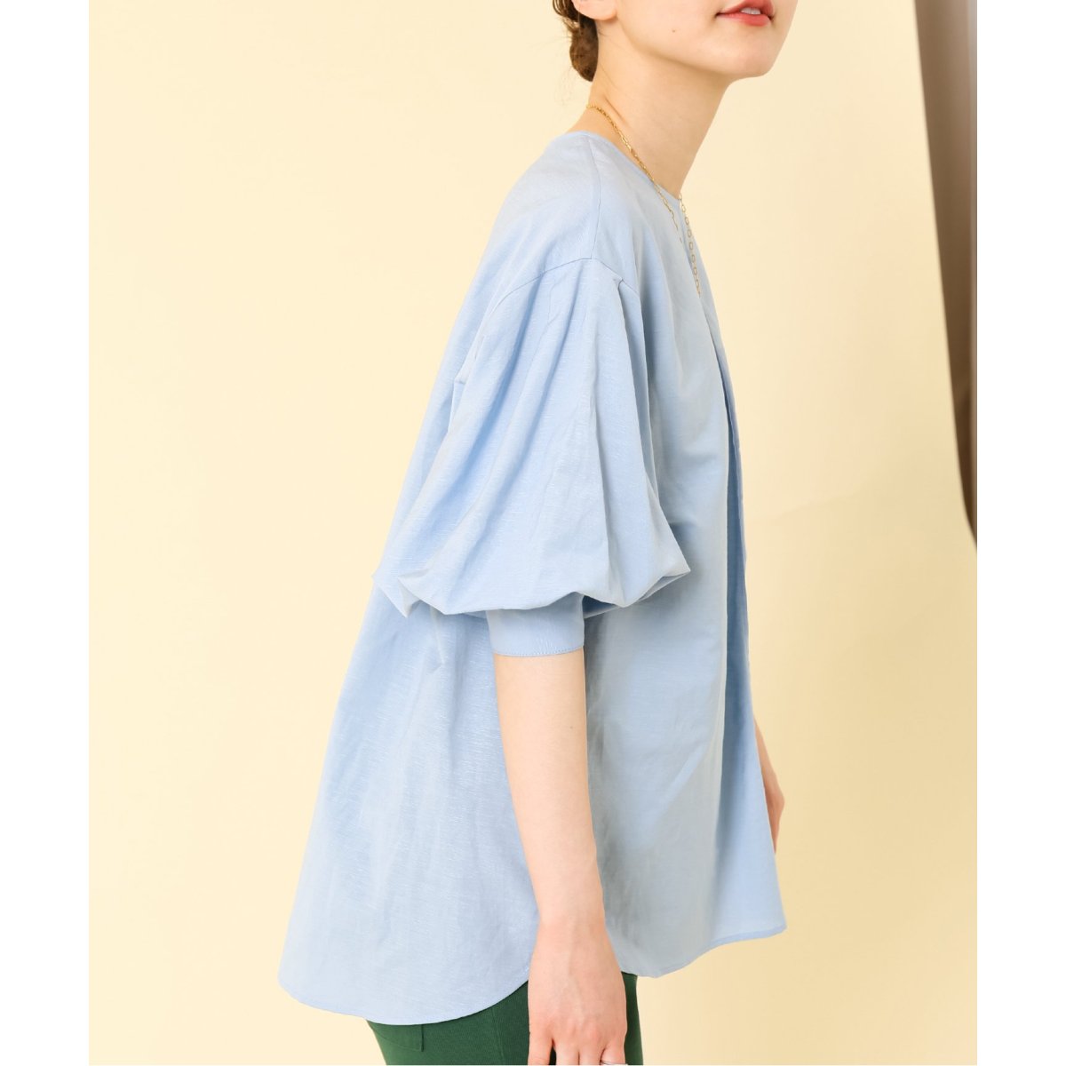 ノーカラーパフスリーブ ブラウス | イエナ(IENA) | マルイウェブチャネル