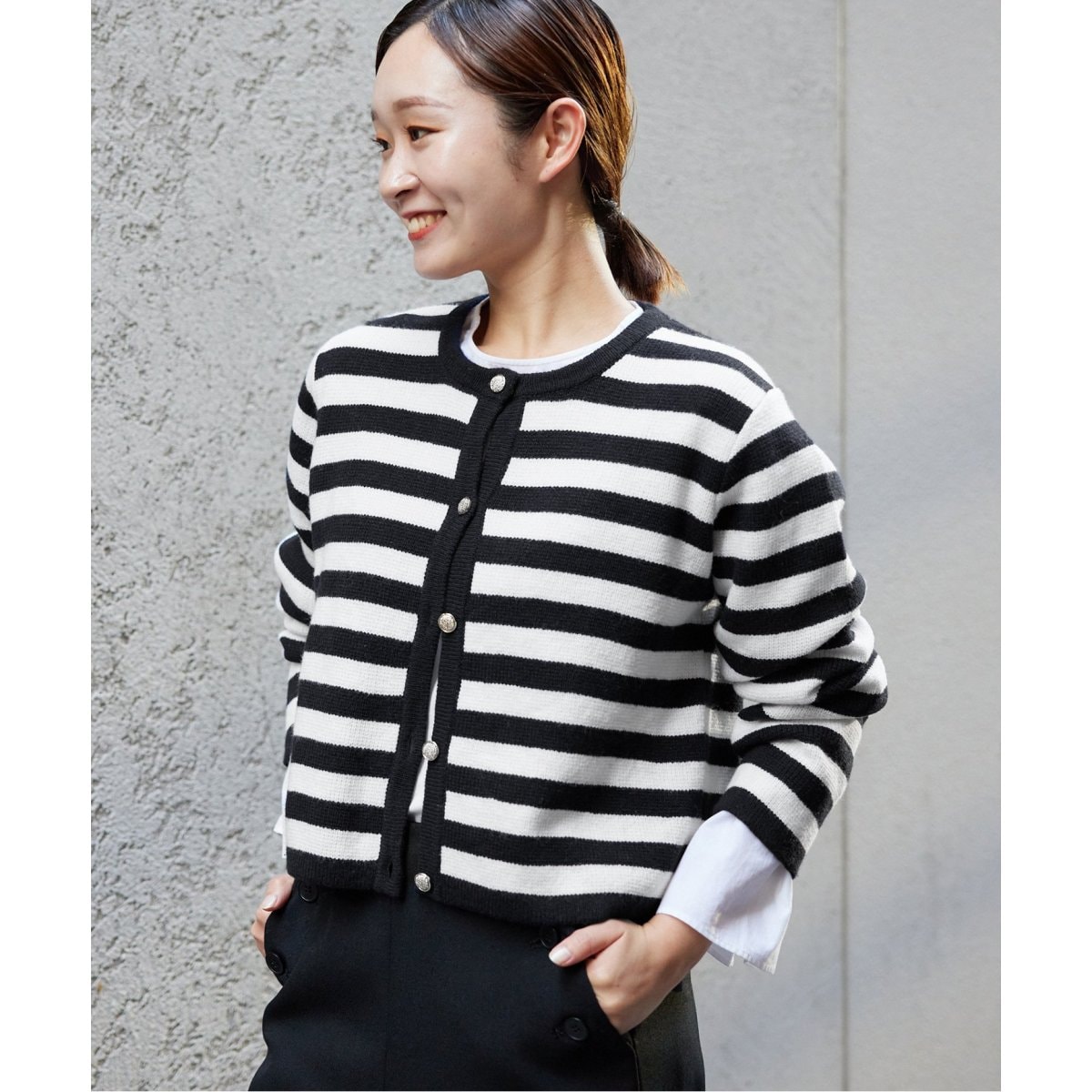 金ボタンニットカーディガン | イエナ(IENA) | マルイウェブチャネル