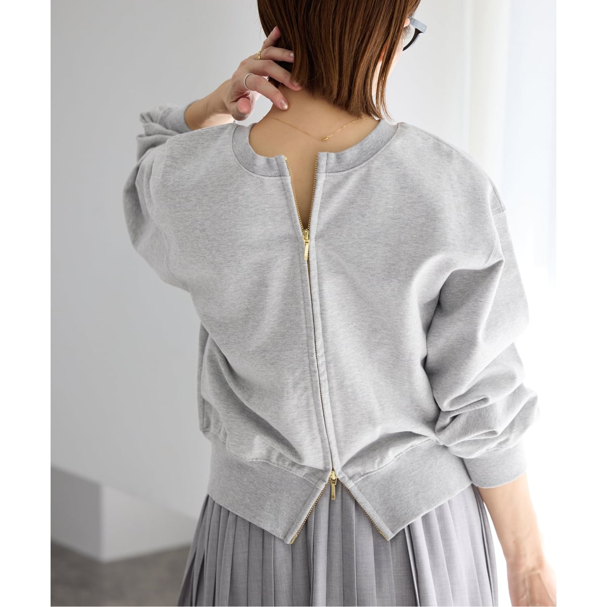 ジップオープン2WAYスウェットプルオーバー | イエナ(IENA) | マルイ