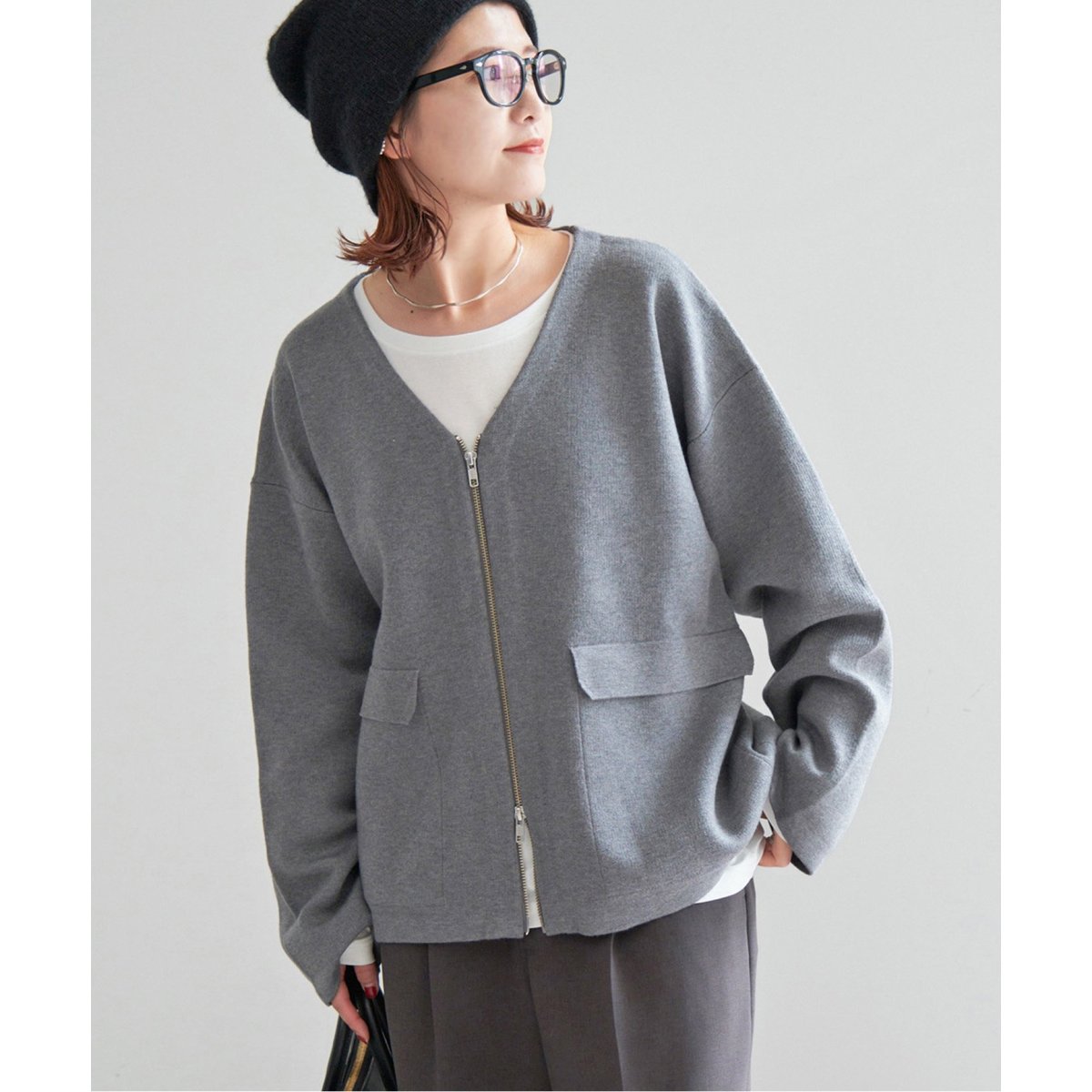 ダブルジップニットカーディガン | スピック＆スパン(Spick and Span