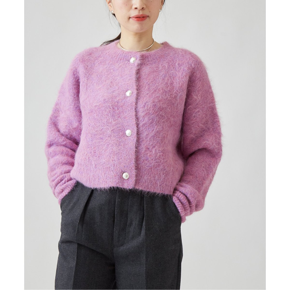 SURIアルパカシャギーカーディガン | ジャーナルスタンダード