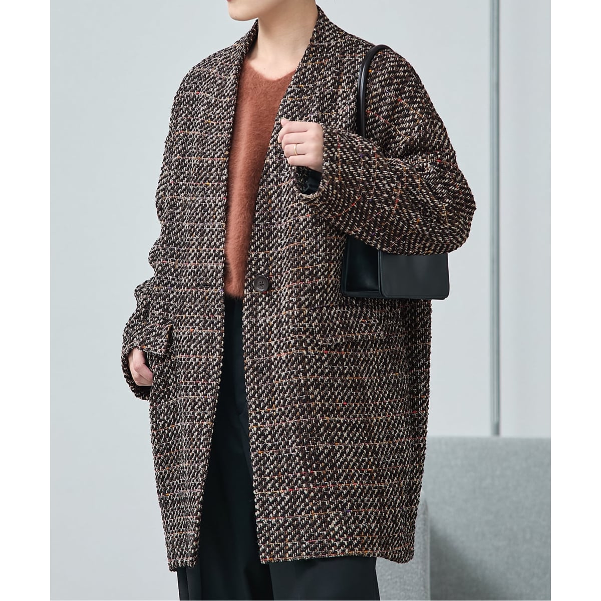 追加》SUPER140S/GIOLICA コクーンコート | ジャーナルスタンダード