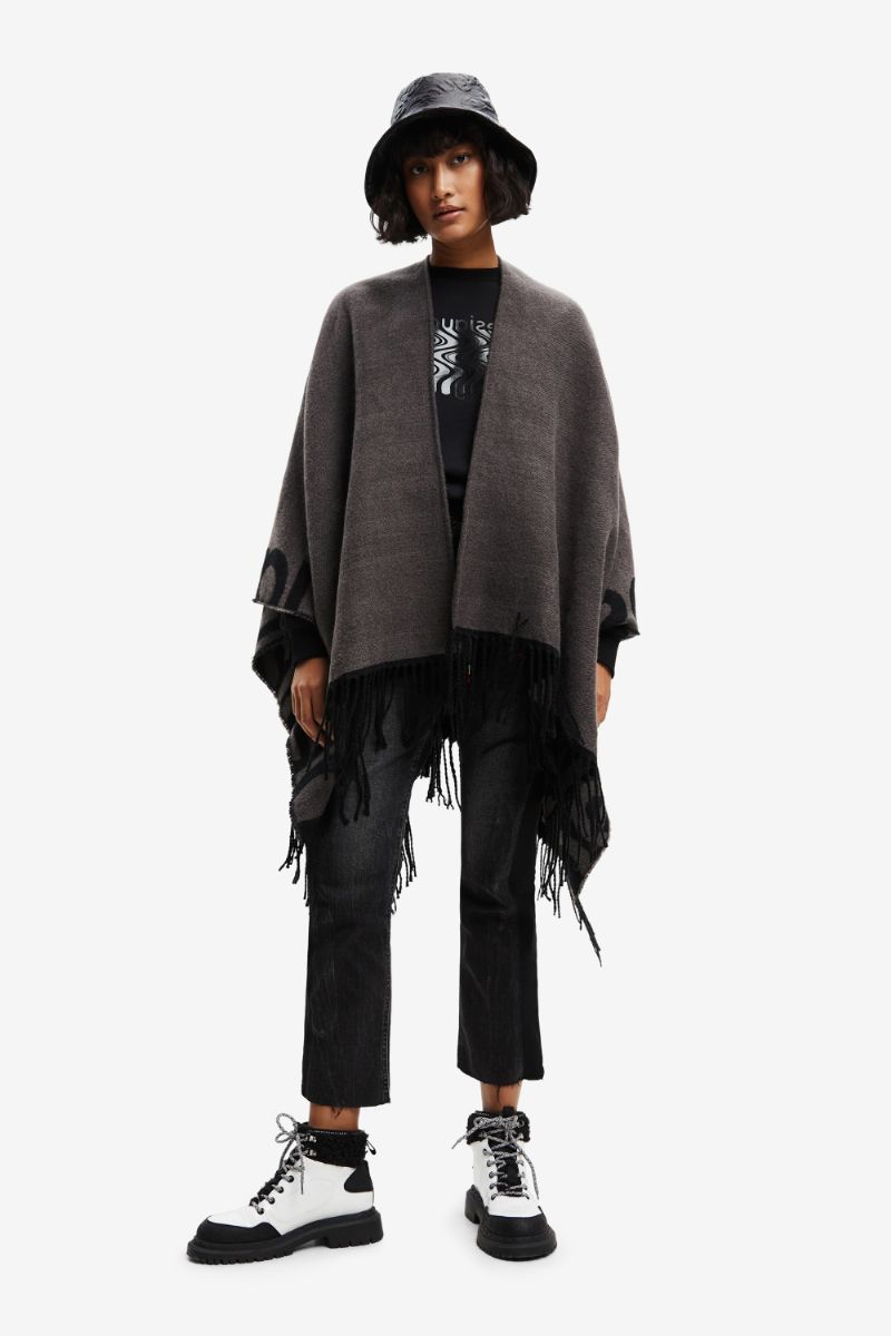 リバーシブル ポンチョ | デシグアル(Desigual) | マルイウェブチャネル