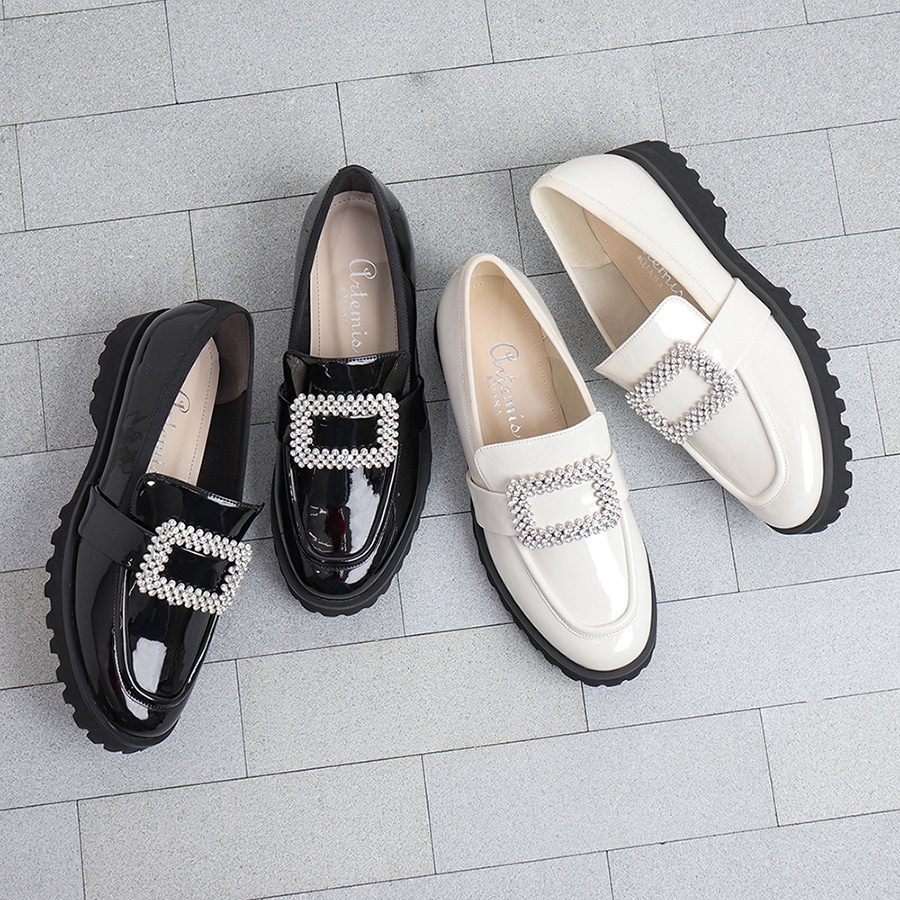 ビジューバックル厚底ローファー | アルテミス by ダイアナ(artemis by