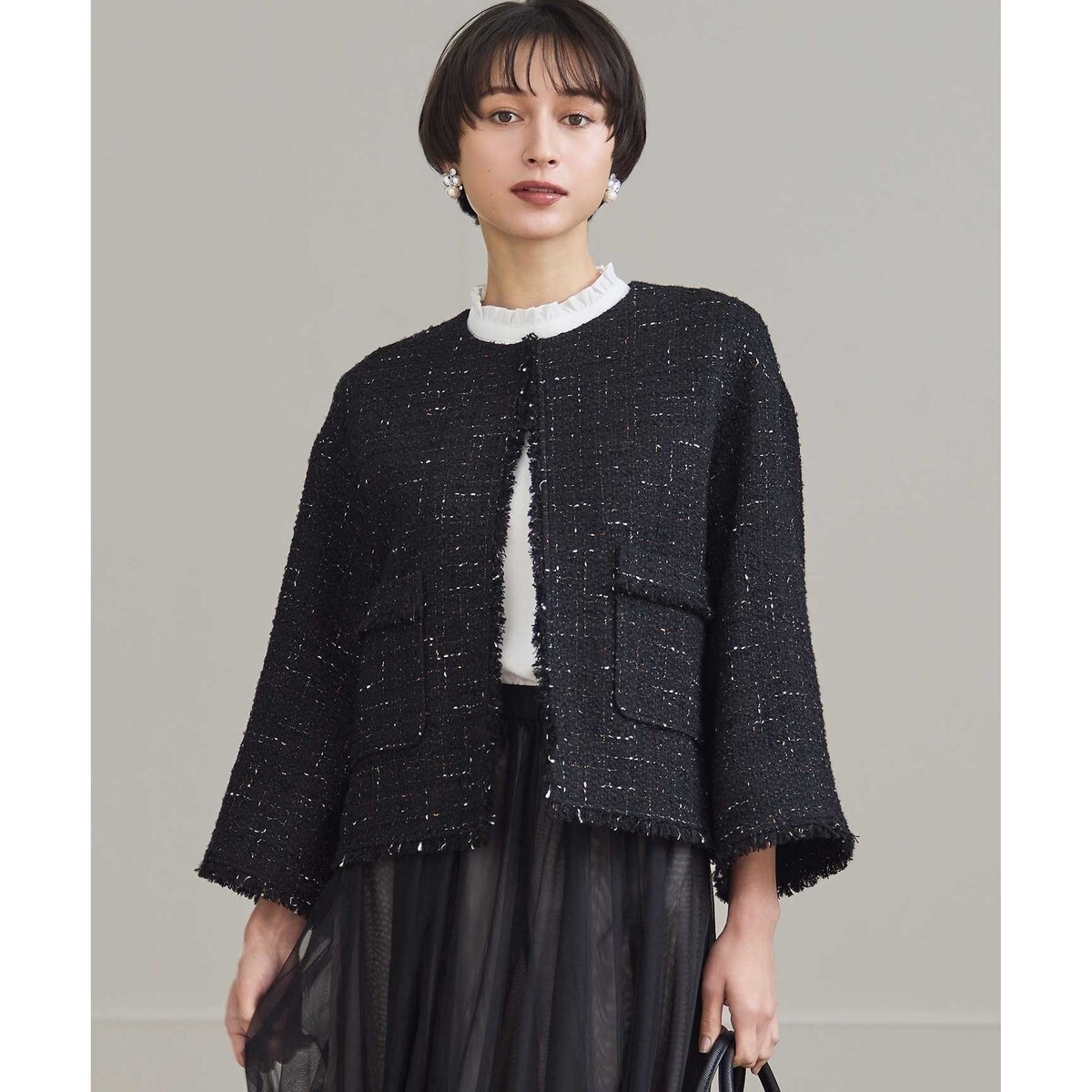 ラムレザー ノーカラージャケット | 23区(23KU) | マルイウェブチャネル