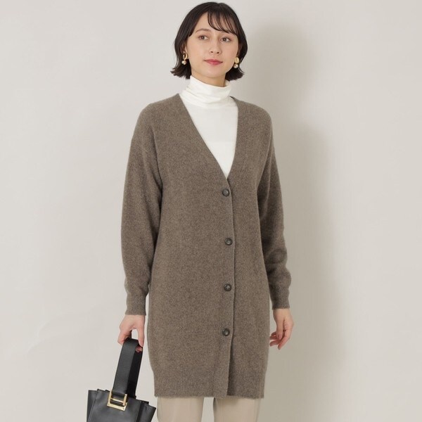 ルーニィ ヤク混カーディガン ルーニィ ヤク100% カーディガン