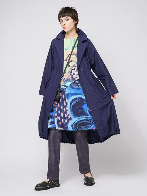 セール】 センタータックワイドパンツ/日本製/洗濯機で洗える （チノ