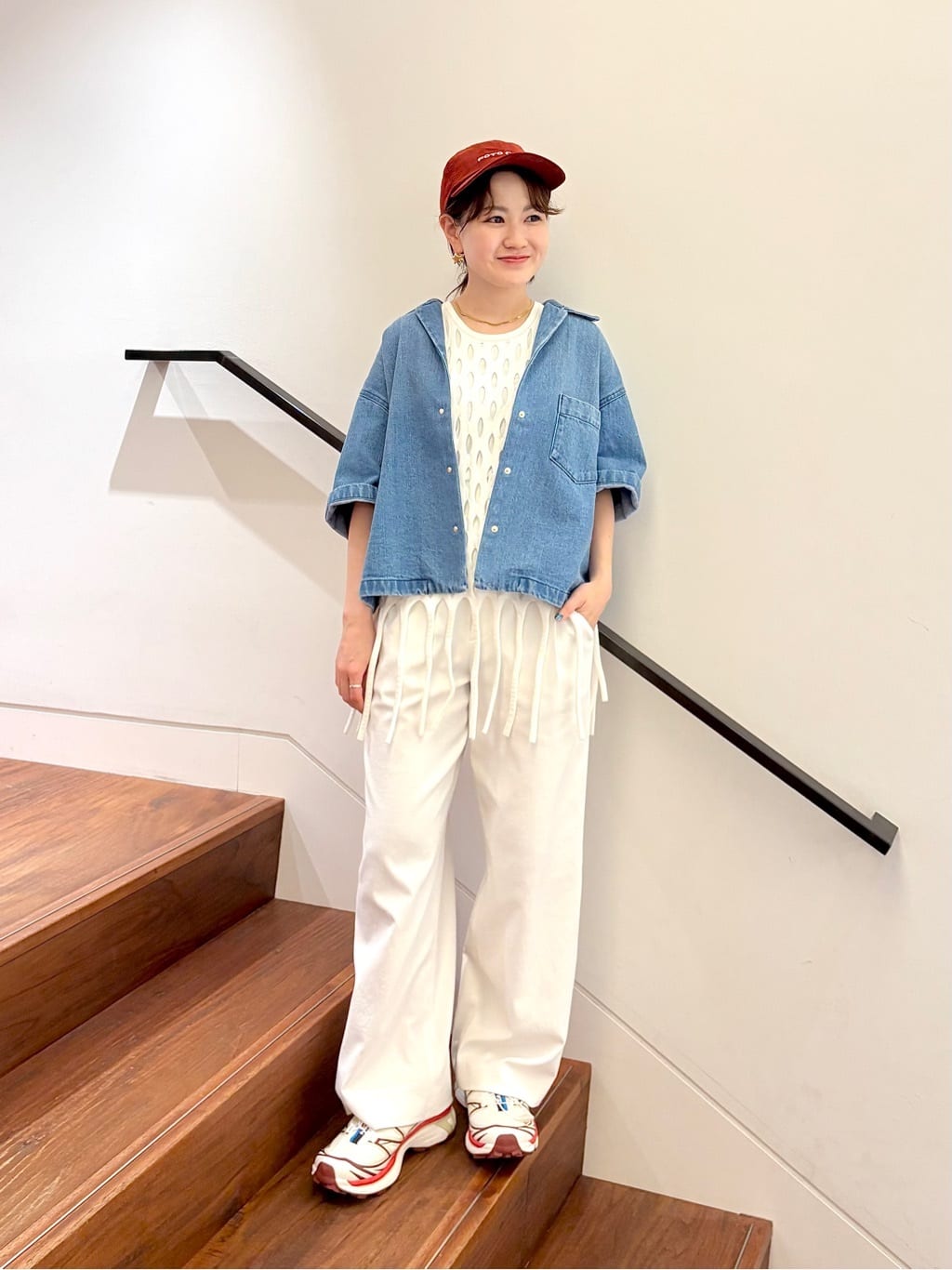 セール】 【LOULOU WILLOUGHBY】シンメトリーフラワーリボンブラウス