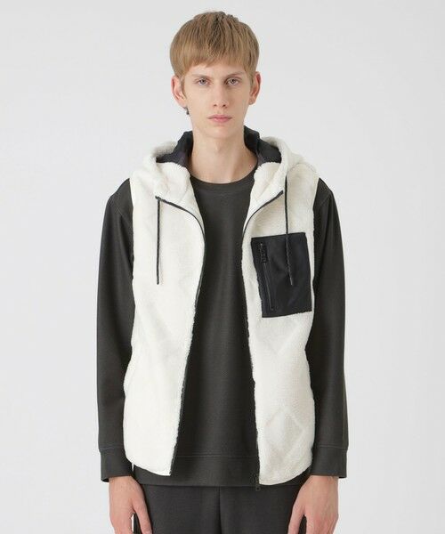 セール】 【BLACK lab.】シャドーチェックボアベスト （カットソー