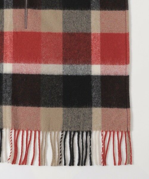 セール】 クレストブリッジチェックフード付きストール （マフラー