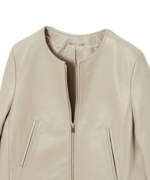 ラムレザーファスナーブルゾン （レザーブルゾン・ジャケット）｜ANAYI