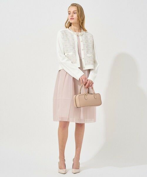 Eternal Line 2025】ミックスツイードコンビジャケットカーディガン