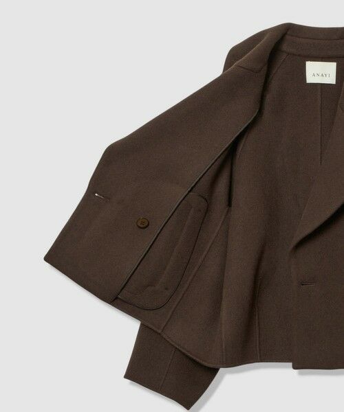 セール】 シャギーリバーショートコート （ピーコート）｜ANAYI