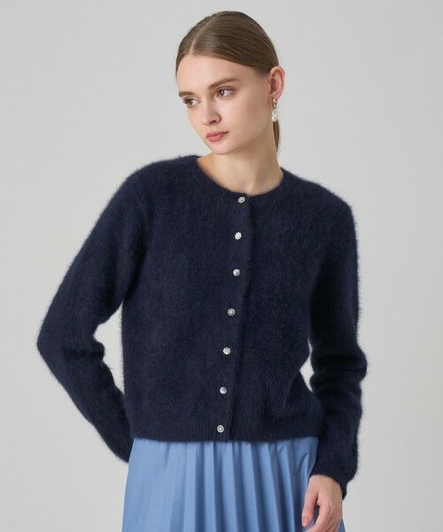 フラッフィアソート釦カーディガン （カーディガン・ボレロ）｜ANAYI