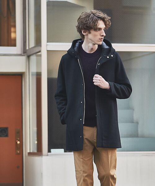 セール】 メルトン フーデッド コート （その他アウター）｜ABAHOUSE