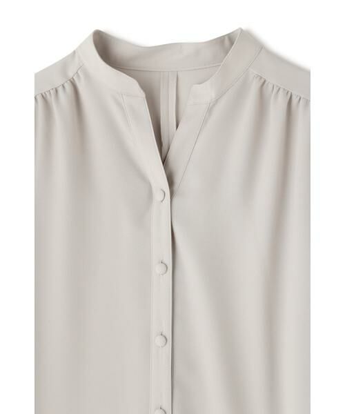 セール】 ライトジョーゼットギャザーブラウス （シャツ・ブラウス