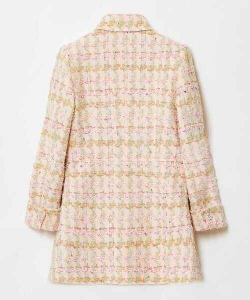 セール】 【LOULOU WILLOUGHBY】LINTONツイードロングジャケット