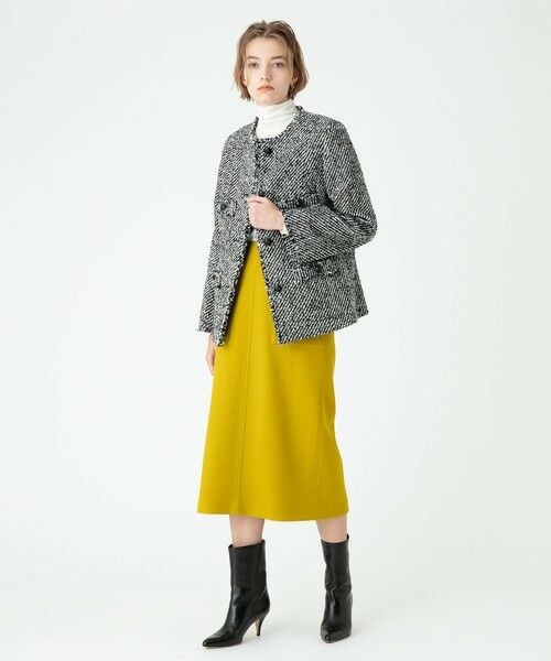 セール】 モノトーンカルゼクルーショートコート （ダッフルコート