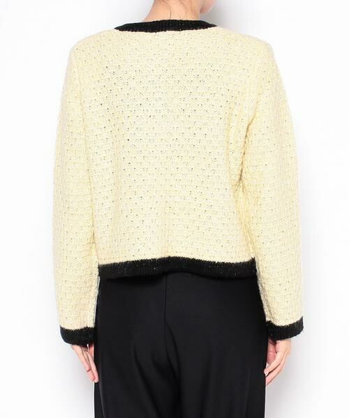 セール】 フリゼツイーディクルーニットジャケット （ノーカラー