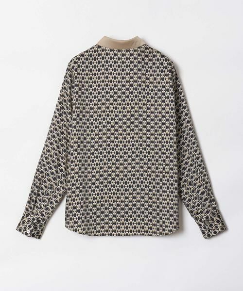 セール】 モダンチェーンプリント配色シャツ （シャツ・ブラウス