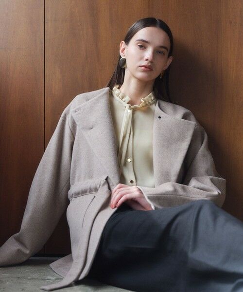 セール】 LABBOCK / ウール混2WAYショートコート （その他アウター