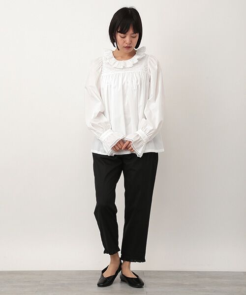 セール】 フリルカラー・ブラウス （シャツ・ブラウス）｜Bilitis dix