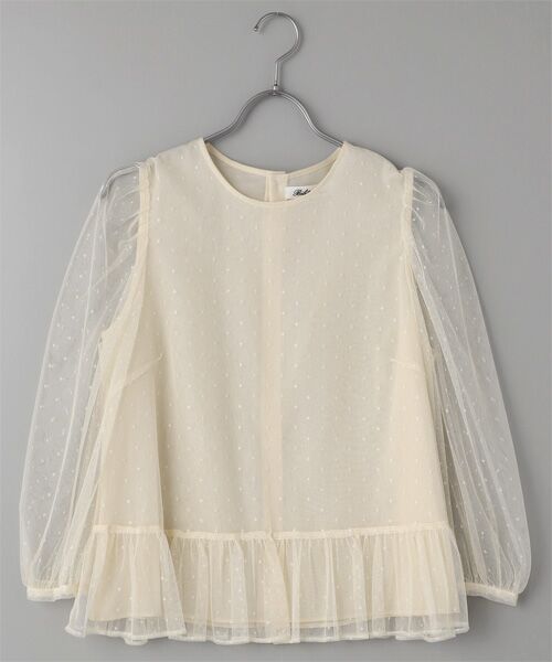 セール】 ドットチュール・ブラウス （シャツ・ブラウス）｜Bilitis