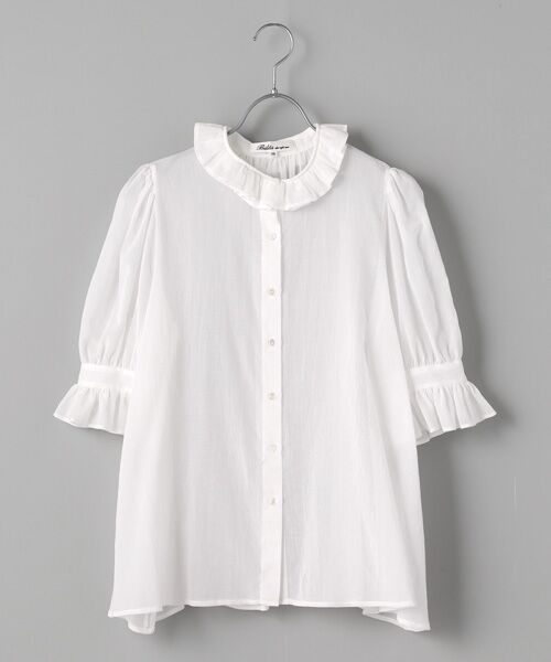 パリジェンヌ・ブラウス（半袖） （シャツ・ブラウス）｜Bilitis dix