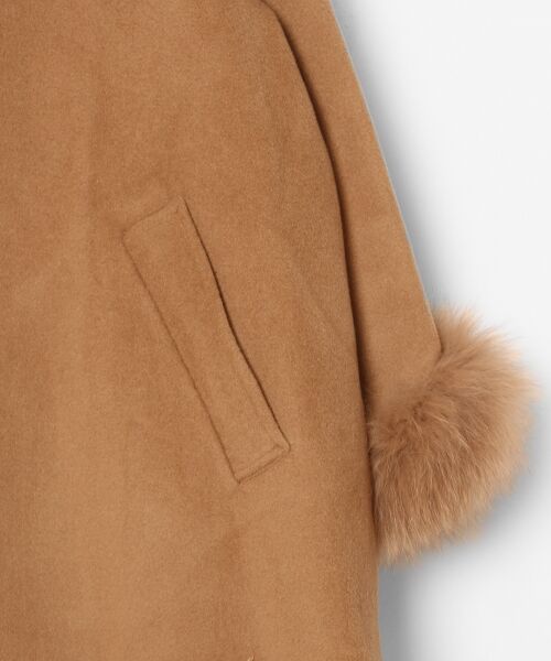 ポンチョ風トリミングコート （その他アウター）｜GRACE CONTINENTAL