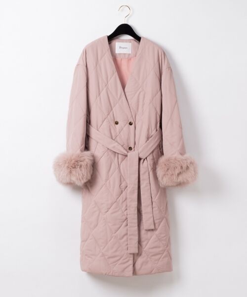 セール】 ファー付キルトコート （その他アウター）｜GRACE