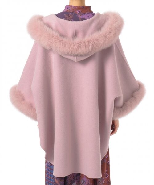 セール】 ファー付フードポンチョ （ポンチョ）｜GRACE CONTINENTAL