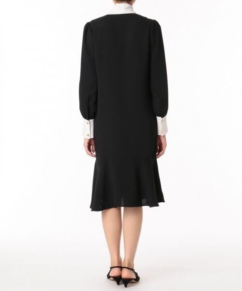 ヘムフレアボウタイワンピース （ミニ丈・ひざ丈ワンピース）｜GRACE