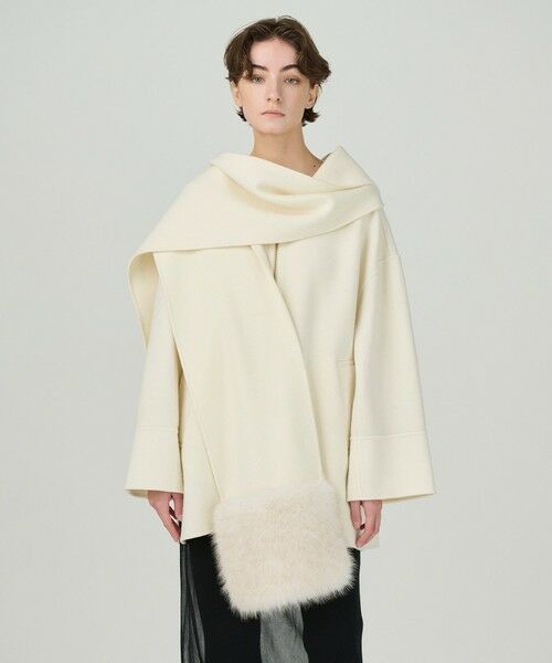 セール】 フードストールリバーコート （ポンチョ）｜GRACE