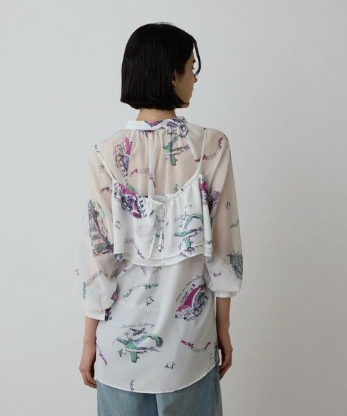 スーヴェニールプリントブラウス （シャツ・ブラウス）｜GRACE