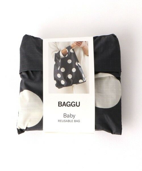 BAGGU（バグゥ）＞ BABY/21HO ブラックドット エコバッグ （エコバッグ