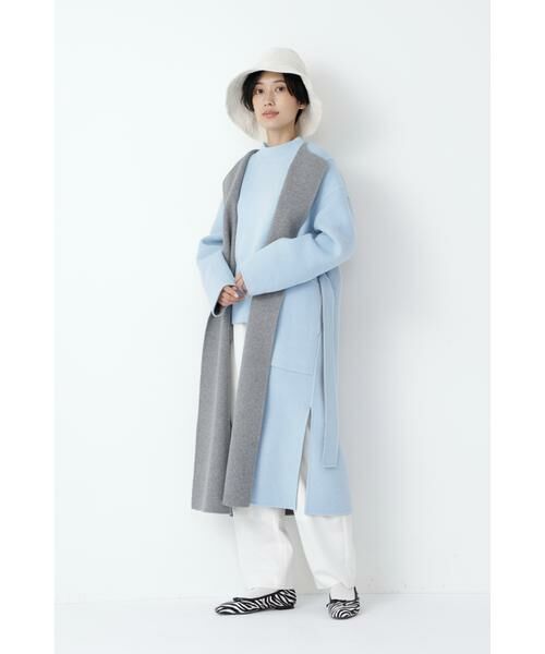 セール】 ◇ウールリバーメルトンビーバーコート （アウター）｜human