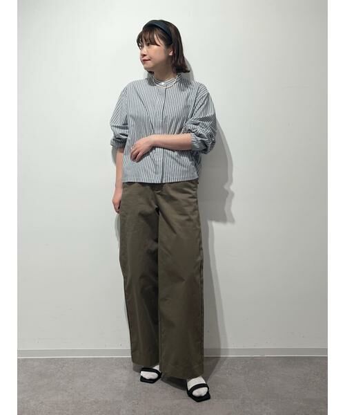 セール】 ◇甘撚コットンチノパンツ （パンツ）｜human woman