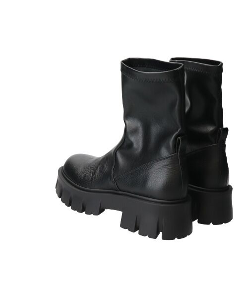 セール】 【FABIO RUSCONI】トラックソールストレッチショートブーツ