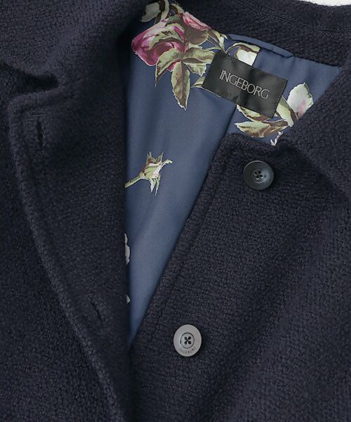 セール】 ツイードロングコート （その他アウター）｜INGEBORG