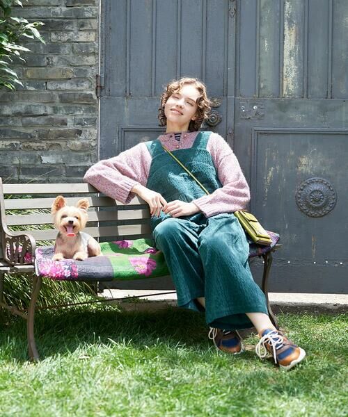 セール】 シャーリングコーデュロイ オーバーオール （サロペット